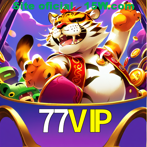 Imagem promocional da 77VIP mostrando a plataforma e suas vantagens